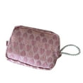 thumbnail image 1 of Cosmetic Bag Pearl Pendant Exquisite Surface Large Capacity Portable Makeup Bag for Travel Vacation Holiday Embossed Heart, 1 of 6
