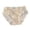 Beige, variant on New Women's Light Satin Sexy Lace Lace Low Waist Breathable And Slightly Transparent Underwear