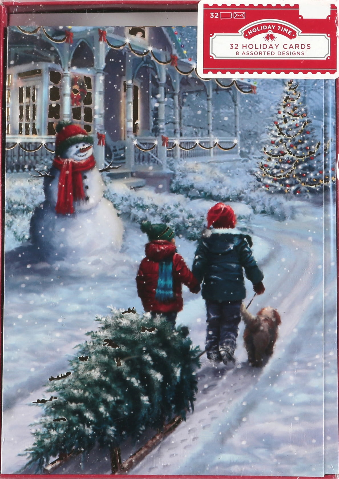 Holiday Time 18ct Fmly Tree Cards