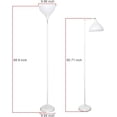 thumbnail image 7 of Anrotix Foldable LED Floor Lamp, 90-Degree Adjustable Standing Light, White, 7 of 7
