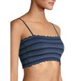 thumbnail image 4 of No Boundaries Women's Seamless Waffle Bandeau Bra, 4 of 6