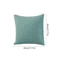 thumbnail image 3 of Funda de Cojín de Pana Cuadrada, Cubrecama Decorativo Suave con Cremallera Oculta, 45x45 cm, para Sofás, Salas, Dormitorios, Terrazas y Balcones, 3 of 6