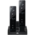 thumbnail image 2 of CTA Digital Wii Remote Dual Charge Station with 2 Rechargeable Batteries (Black), 2 of 4