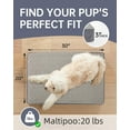 thumbnail image 6 of Ophanie 30in Gray Orthopedic Dog Bed for Medium and Small Dogs with Non-Slip Bottom, Waterproof and Machine Washable Removable Cover,Size(30"x20"x3"), 6 of 9
