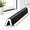 Black, variant on White Weather Stripping Seal Exterior Door Frame Set, 36" Header + Two 84" Jambs