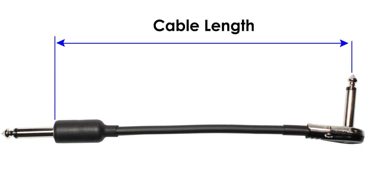 2-Pack 8" Castline Silver Mogami 2319 Guitar Pedal Board Effects Switcher Patch Cable 1/4 TS Low Profile and Short Barrel Connectors