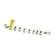 thumbnail image 4 of Tendedero portátil para exteriores, cuerda reflectante para colgar ropa Amarillo reflectante, 4 of 9