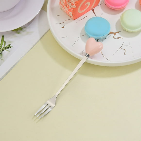 PRETXORVE Heart Shaped handle stainless steel fork and spoon cutlery
