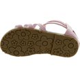 thumbnail image 4 of LITTLE ANGEL DANI-822 Toddler's Strappy Rhinestone Back Zipper Flat Sandal Shoes, 4 of 4
