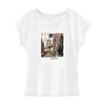 thumbnail image 1 of Camiseta para mujer ligera con cuello redondo y cuello redondo para viajar, playa, senderismo M, 1 of 7