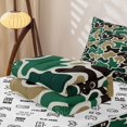 thumbnail image 6 of Homewish Camo Gaming Controller Zipper Queen Comforter Set with Fitted Sheet and 2 Pillowcases,Green Camouflage Print Zipper Bedding Set,Gamepad Reversible,4pcs, 6 of 8
