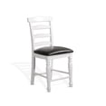 thumbnail image 2 of Sunny Designs Carriage House 24" Ladderback Barstool in White (Set of 2), 2 of 2