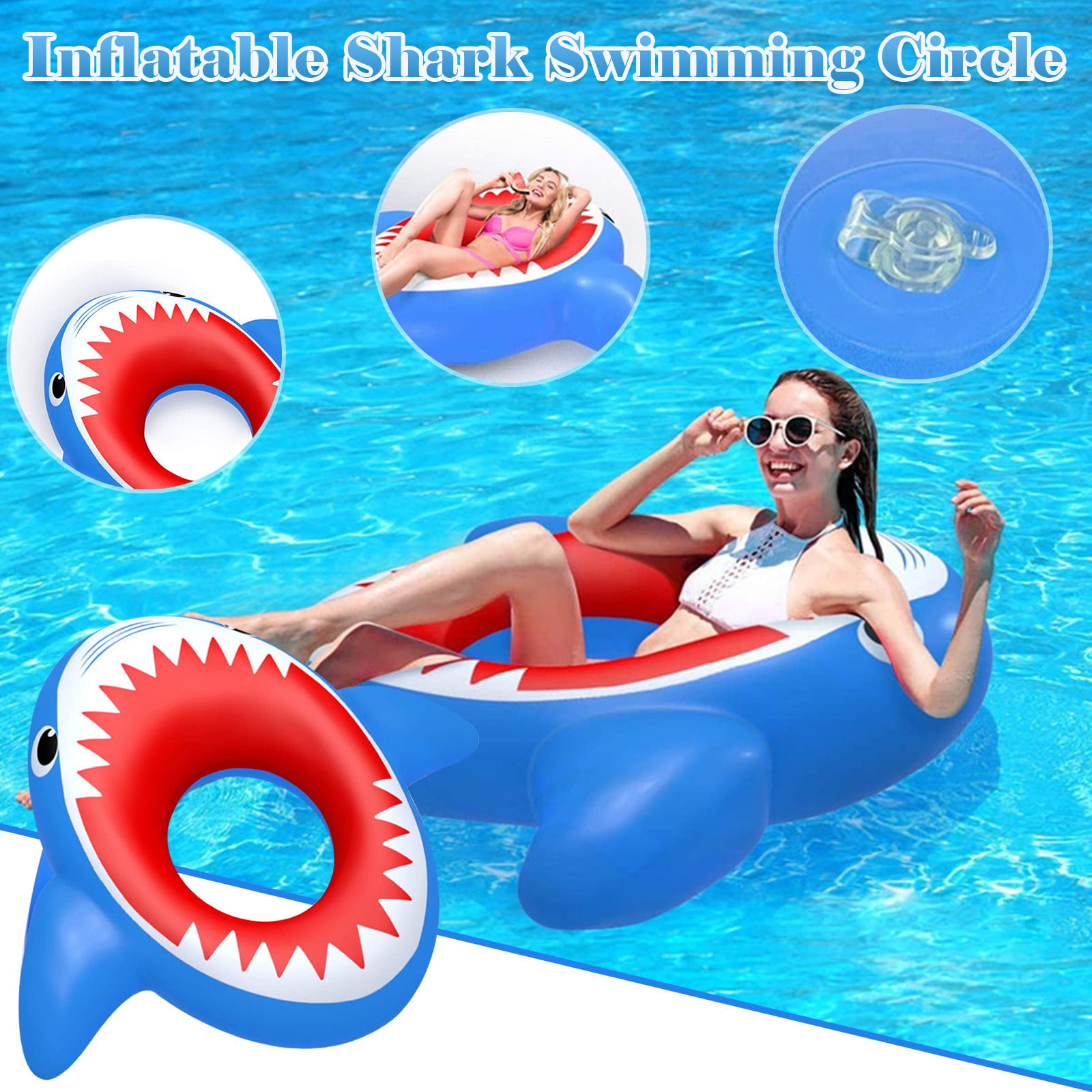 Kid Baby Care Seat Swimming Ring Pool Aid Trainer Beach Float-Inflatable Rand_CL 