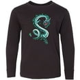 thumbnail image 3 of Inktastic Eastern Style Dragon Long Sleeve Youth T-Shirt, 3 of 5