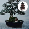 thumbnail image 2 of Fairy Garden Accessories Mini Pavilion Pagoda Statue Zen Garden for Desk Accessories Japanese Home and Office Decor, 2 of 4