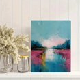 thumbnail image 2 of Qisvanset Abstract Landscape Canvas Wall Art Print 15.75x11.81 Inches, 2 of 8