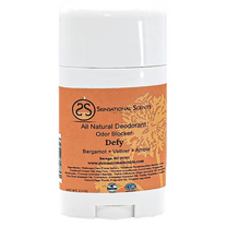 Skinsational Scent All-Natural Solid Deodorant No Baking Soda No Aluminum for Men and Women : Defy