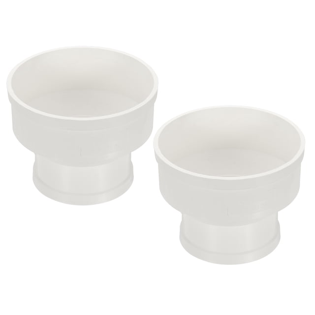 Uxcell Duct Reducer, Pipe Increaser Adapter Ducting Airflow Tube Pipe Fitting 6" to 4"
