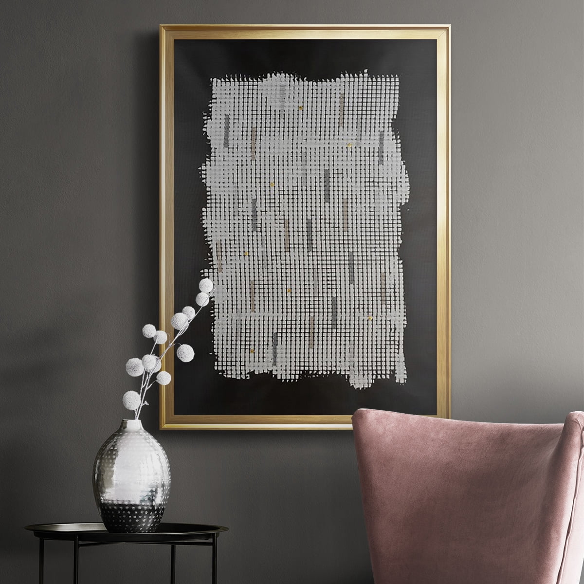 Bits & Bytes II Premium Framed Print, in Gold, Black, or Silver - Ready to Hang