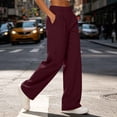 thumbnail image 6 of SETOOFF Women High Waist Pleated Wide Leg Dress Pants Loose Palazzo Trousers with Side Pockets Business Work Office Casual Travel Interview Daily Bottoms, 6 of 9