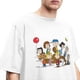 thumbnail image 4 of Camisetas con personajes de cómics de Peanuts para hombres y mujeres, divertidas camisetas con estampado de Snoopy, Charlie Brown y dibujos animados, 100 % algodón, 4 of 5