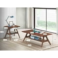 thumbnail image 6 of Roundhill Furniture Arona Mid-Century Modern Wood 3 Piece Coffee Table Set, 6 of 6