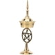 thumbnail image 1 of Pentacle Design Brass Burning Censer Incense Burner Copper Charcoal, 1 of 4