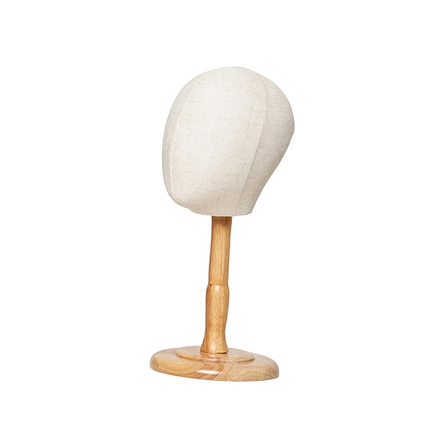 Soporte para exhibición de sombreros, modelo de cabeza de maniquí para niños, mesa, base estable moderna, soporte portátil para sombreros, estante de Altura Total 39cm Soledad Sostenedor de la exhibición del sombrero