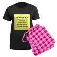 thumbnail image 5 of CafePress - Abraham Maslow Quotes Women's Dark Pajamas - Women's Short Sleeve Print T-Shirt and Pants Dark Cotton Pajama Set, 5 of 7
