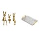 thumbnail image 1 of Figuras De Familia De Conejos, Estatuas, Escritorio, Exhibición, Centro De Mesa, Adorno, Escultura De Animal, Gabinete, Estantería, Decoración, Plato De Postre, Mesa De Café, Bandeja Con, 1 of 8