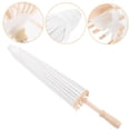 thumbnail image 4 of EXHUMKY 4Pcs Round Oil Paper Umbrella for Families and Friends on Rainy Days, 4 of 8