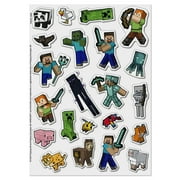 Hallmark Minecraft Stickers (Puffy Mobs and Players), 1 Sheet