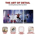 thumbnail image 4 of Spiderman Canvas Wall Art by DreamController Set of 3 - 16x24 inches Wall Decor | HD Printed & Wooden framed wall art | Modern Wall Decor for Gift | Made in USA, 4 of 5