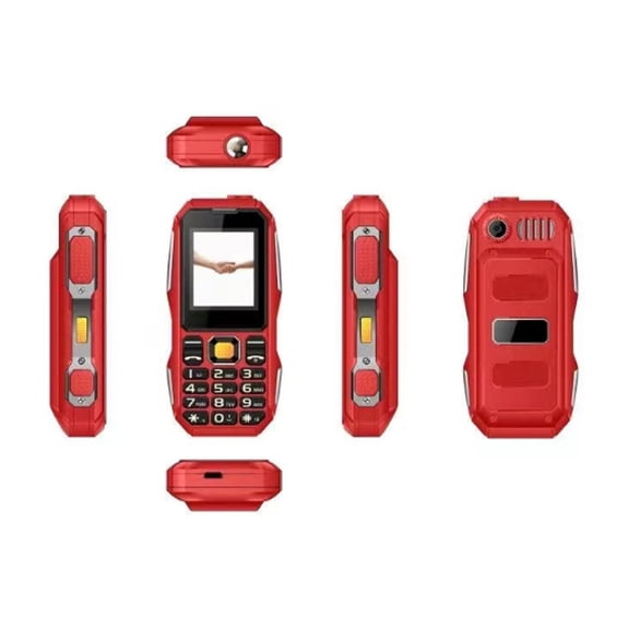 Mobile Phone for The Elderly with Big Button, LTE Unlocked Easy to Use Basic Senior Phones with SOS Function,Loud Volume, 5800 mAh, Single SIM Slot, Charging Dock and Flashlight