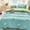 Blue, variant on Dorm Bedding Set for Students | Twin Bed Comforter Cover Sheet Set | Soft Polyester Bed in A Bag | Fresh Pattern Bedroom Decor for College Dorm Rooms