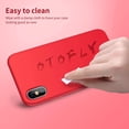 thumbnail image 6 of for iPhone X Case, [Silky and Soft Touch Series] Premium Soft Silicone Rubber Full-Body Protective Bumper Case Compatible with Apple iPhone X(ONLY) - Red, 6 of 15