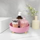 thumbnail image 4 of Bandeja organizadora de maquillaje y perfume Anyoifax, giratoria 360°, rosa, 4 of 5