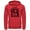 Red, variant on Men's Star Trek Spock Always Shall Be Valentine Pull Over Hoodie Athletic Heather 3X Large