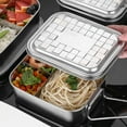 thumbnail image 3 of PENGXIANG Stainless Steel Lunch Box With Handle Or Buckle Heat Preservation Durable Lunch Box For Going Out Fitness Cooking Tool, 3 of 6