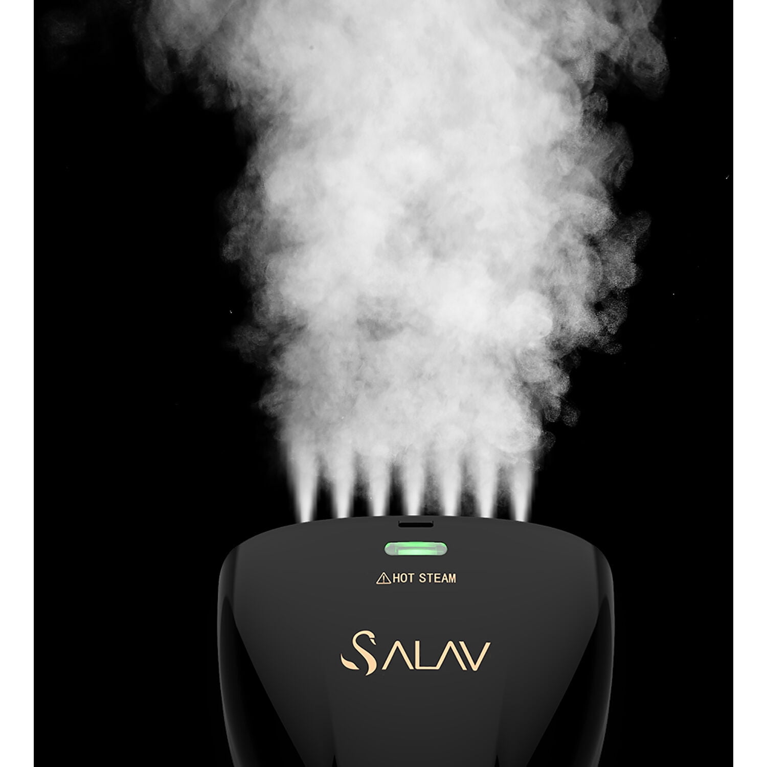 SALAV® HS-04 Quicksteam Hand Held Garment Steamer with Dual Steam Settings and No-Drip System, 1000 watts, Black