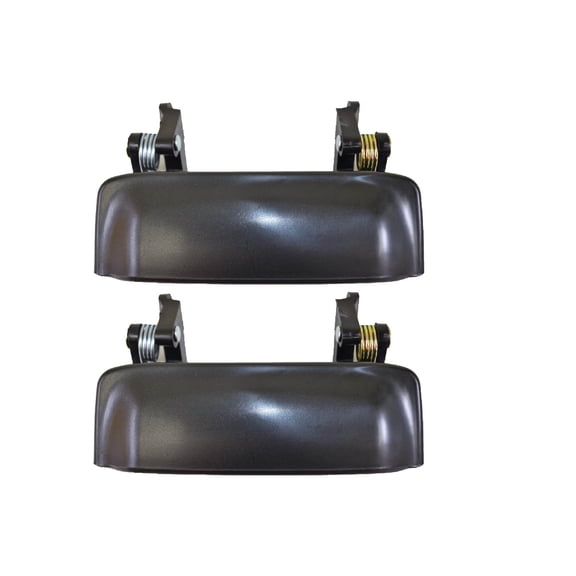 PT Auto Warehouse FO-3744S-DP - Outer Exterior Outside Door Handle, Smooth Black - Left/Right Pair Fits select: 1998-2003 FORD EXPLORER, 2003-2005 FORD EXPLORER SPORT TRAC