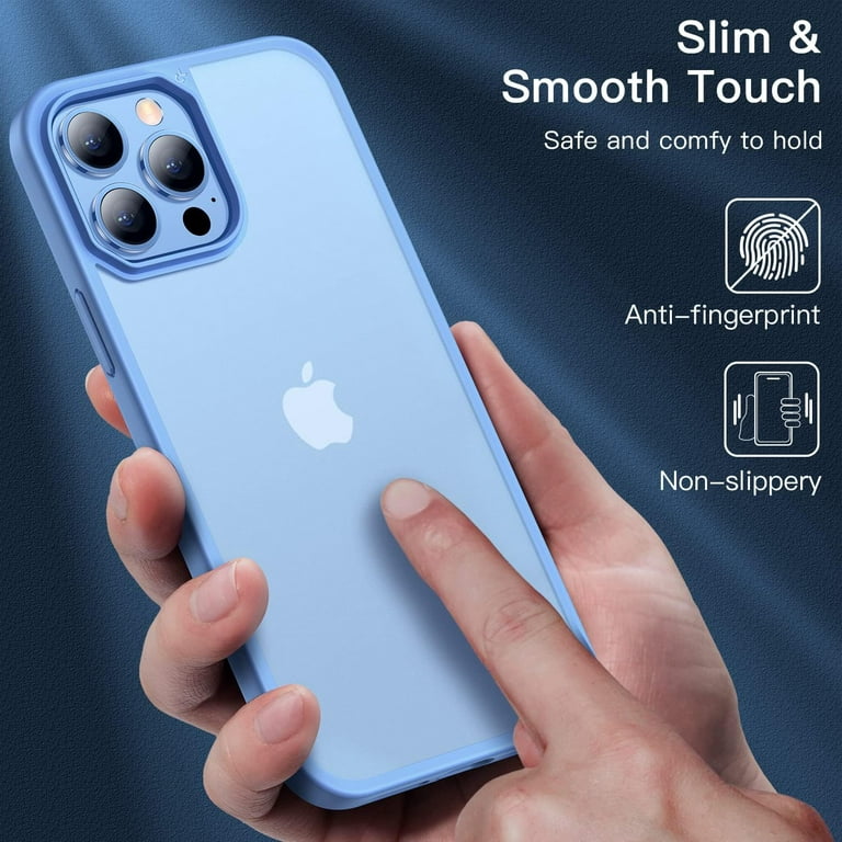 CASEKOO Next Clear Designed for iPhone 13 Pro Case,  [Non-Yellowing][Anti-Fingerprint] 10FT Military Grade Shockproof Protective  Upgraded Case Non-Slip
