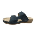 thumbnail image 2 of Sandalias de playa con cuña y punta abierta para mujer, informales, para vacaciones, cómodas Wmkox8yii ytu3294, 2 of 3