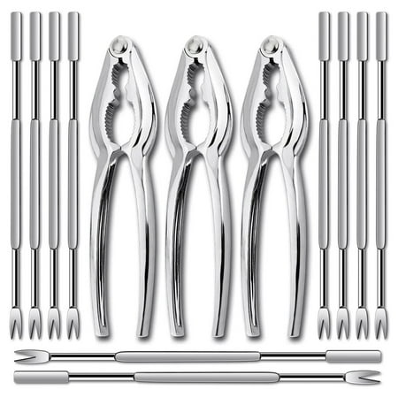

Seafood Tools Set Nut Crackers of 13Pcs Seafood Opener Tool Set 3 Pcs Lobster Crackers/Crab Crackers