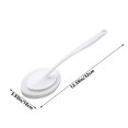 thumbnail image 3 of Long Handle Bathroom Scrub Brush | Ergonomic Design | 12.6 inch Cleaning Tool | Soft Sponge Head | Multi-Surface Glass Cleaner | Hard-to-Reach Areas | Wet & Dry Use | White & Pink | Labor-Saving, 3 of 6