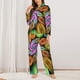 thumbnail image 2 of Balery Hippie Style Conjunto de Pijama con Estampado para Mujer, Conjunto de Dos Piezas con Manga Larga, Ropa de Dormir Suave con Bolsillos, Pijamas Cómodos-Medium, 2 of 7