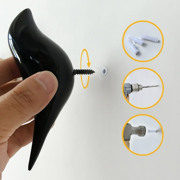 Bird Hooks, Wall Decoration Hooks for Home, Coat Hat Hooks for Bedroom and Entryway, Decorative Hooks for Clothes, Keys, and Accessories