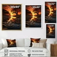 thumbnail image 4 of Designart "African Sunset Echoes" African Canvas Art Print, 4 of 5