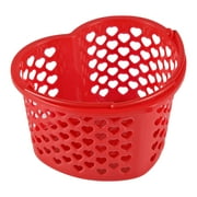 Way to Celebrate Valentine's Day Heart Basket, Red