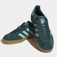 thumbnail image 2 of Ad-id-as Gazelle Indoor Gum Sole Suede Shoes 'Collegiate Green & Hazy Sky'- IG9979, 2 of 6